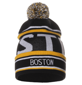 USA Cities Fashion Large Letters Pom Pom Knit Hat Cap Beanie