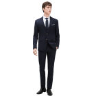 Textured 3 piece suit